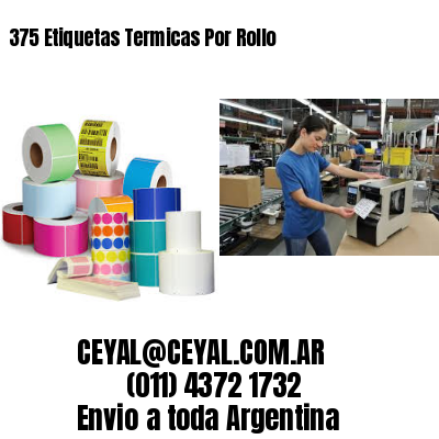 375 Etiquetas Termicas Por Rollo