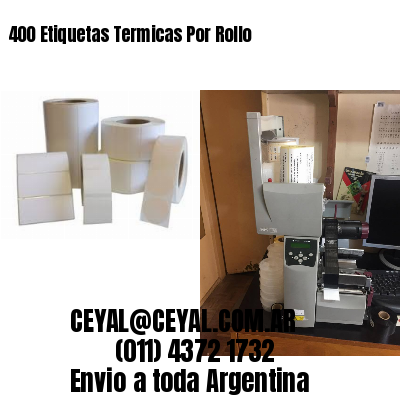 400 Etiquetas Termicas Por Rollo