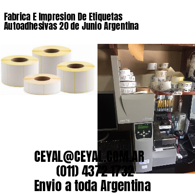 Fabrica E Impresion De Etiquetas Autoadhesivas 20 de Junio Argentina