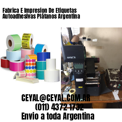 Fabrica E Impresion De Etiquetas Autoadhesivas Plátanos Argentina
