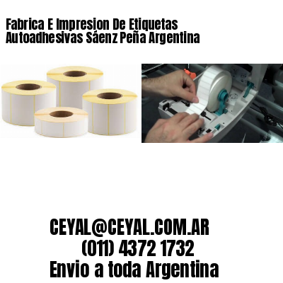 Fabrica E Impresion De Etiquetas Autoadhesivas Sáenz Peña Argentina