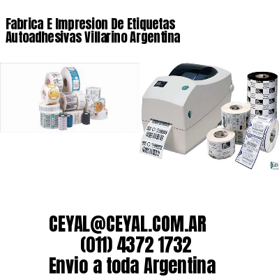 Fabrica E Impresion De Etiquetas Autoadhesivas Villarino Argentina
