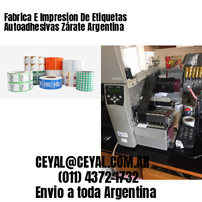 Fabrica E Impresion De Etiquetas Autoadhesivas Zárate Argentina