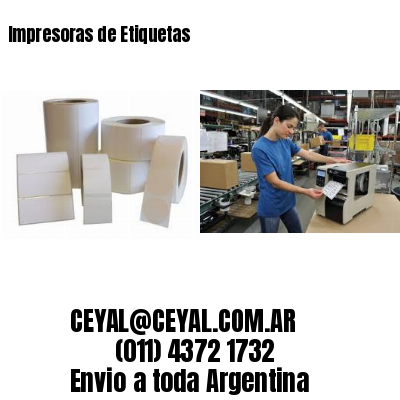 Impresoras de Etiquetas