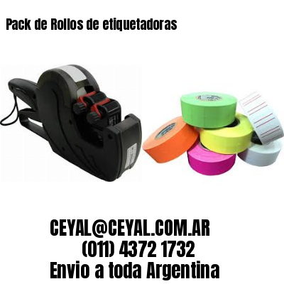 Pack de Rollos de etiquetadoras