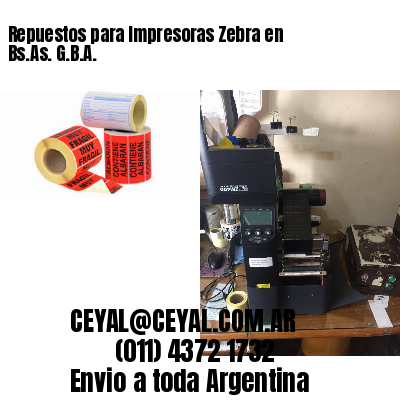 Repuestos para Impresoras Zebra en Bs.As. G.B.A.
