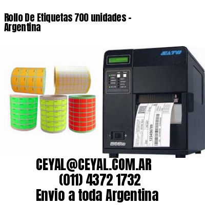 Rollo De Etiquetas 700 unidades – Argentina