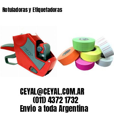 Rotuladoras y Etiquetadoras