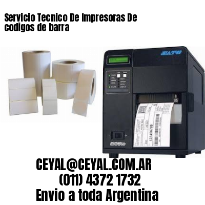Servicio Tecnico De Impresoras De codigos de barra