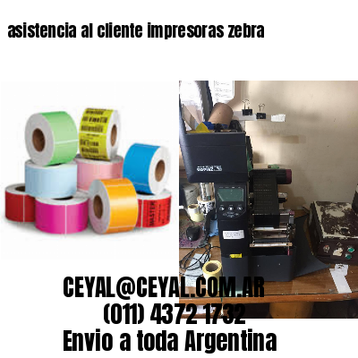 asistencia al cliente impresoras zebra