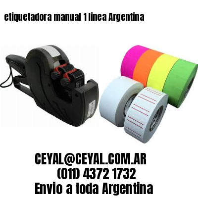 etiquetadora manual 1 linea Argentina