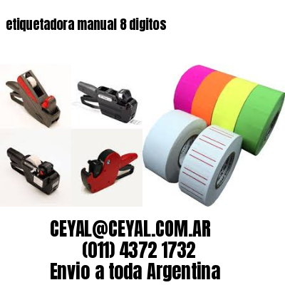 etiquetadora manual 8 digitos