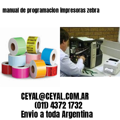 manual de programacion impresoras zebra