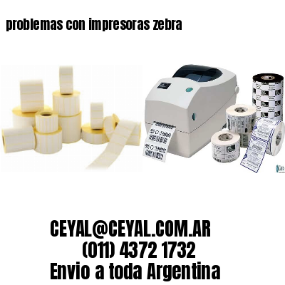 problemas con impresoras zebra