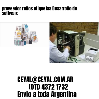 proveedor rollos etiquetas Desarrollo de software