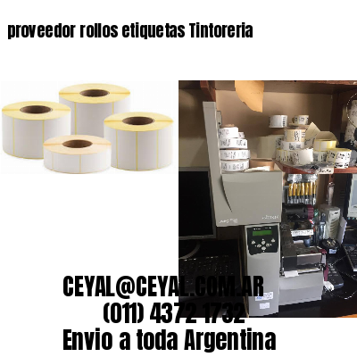 proveedor rollos etiquetas Tintoreria