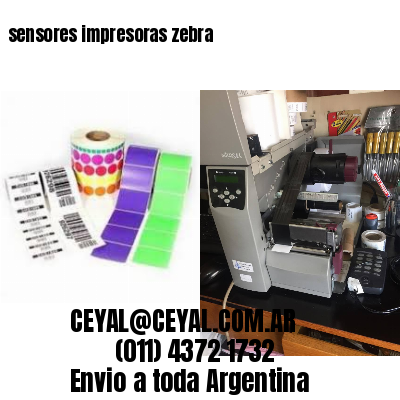 sensores impresoras zebra