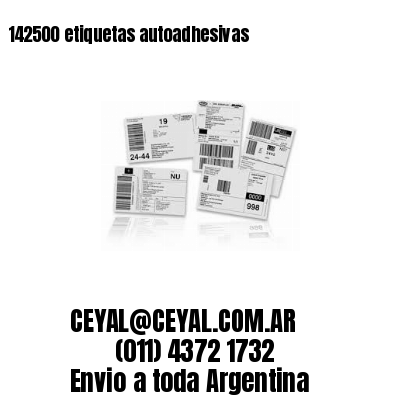 142500 etiquetas autoadhesivas