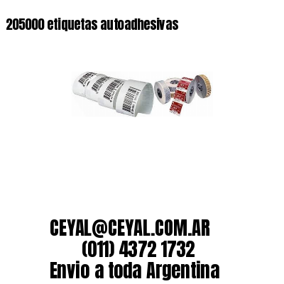 205000 etiquetas autoadhesivas