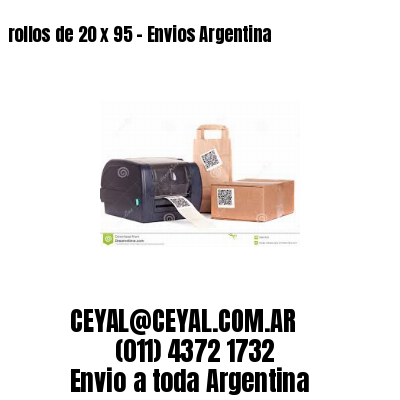 rollos de 20 x 95 – Envios Argentina