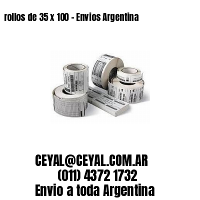 rollos de 35 x 100 – Envios Argentina