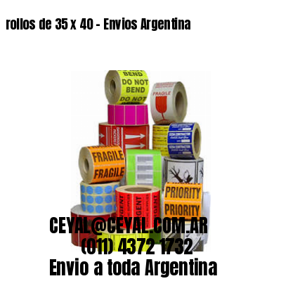 rollos de 35 x 40 – Envios Argentina