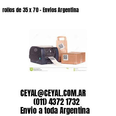 rollos de 35 x 70 – Envios Argentina