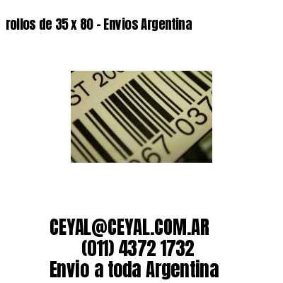 rollos de 35 x 80 – Envios Argentina