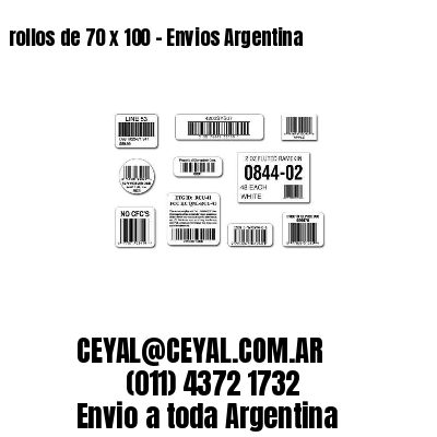 rollos de 70 x 100 – Envios Argentina