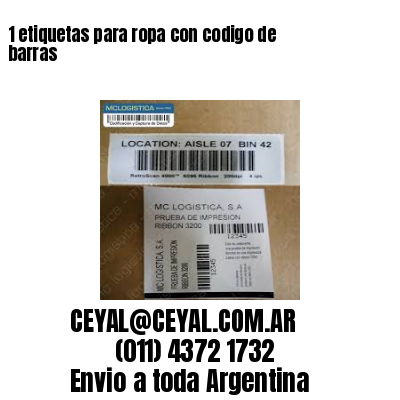 1 etiquetas para ropa con codigo de barras