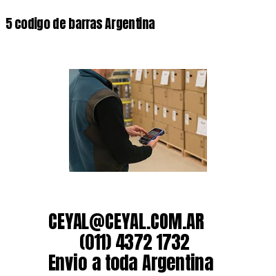 5 codigo de barras Argentina