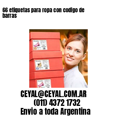 66 etiquetas para ropa con codigo de barras
