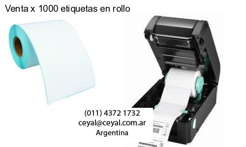 100 X 35 Termicas  x 1000 etiquetas – Argentina