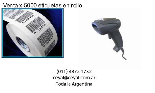 55 x 44 Termicas  x 1000 etiquetas – Argentina