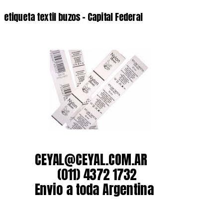 etiqueta textil buzos – Capital Federal