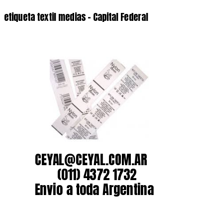 etiqueta textil medias – Capital Federal