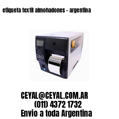 etiqueta textil almohadones – argentina