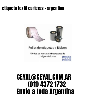 etiqueta textil carteras – argentina