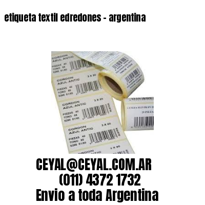 etiqueta textil edredones – argentina