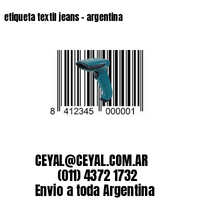 etiqueta textil jeans – argentina