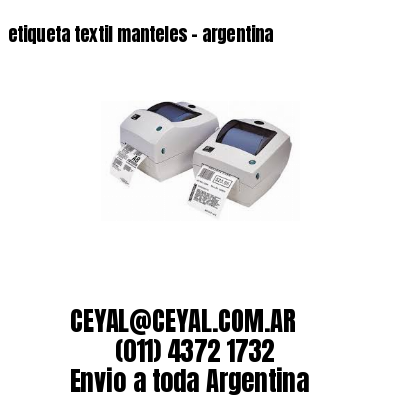 etiqueta textil manteles – argentina