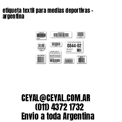 etiqueta textil para medias deportivas – argentina