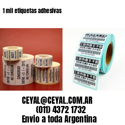 1 mil etiquetas adhesivas