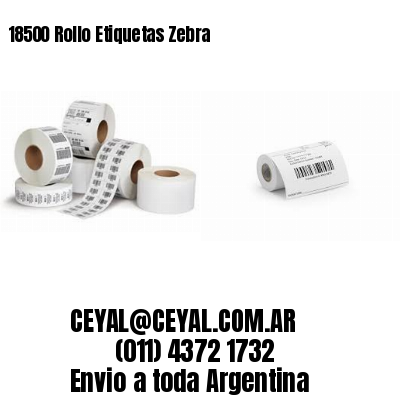 18500 Rollo Etiquetas Zebra