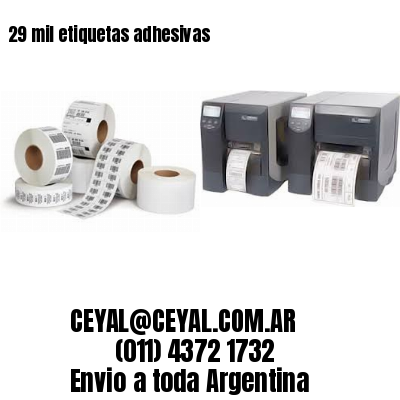 29 mil etiquetas adhesivas