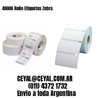 49000 Rollo Etiquetas Zebra