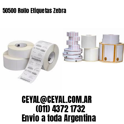 50500 Rollo Etiquetas Zebra