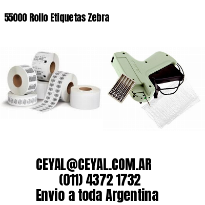 55000 Rollo Etiquetas Zebra