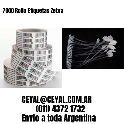7000 Rollo Etiquetas Zebra