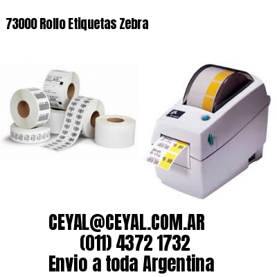 73000 Rollo Etiquetas Zebra